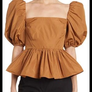 Cinq à Sept Blouse in Cinnamon XS NWT